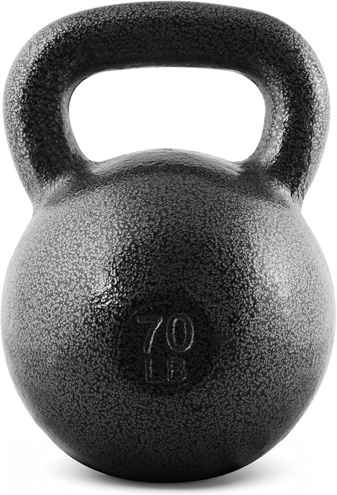 CAP Barbell Cast Iron Kettlebell - Coated Options, Singles and Sets, Multiple Weight Choices