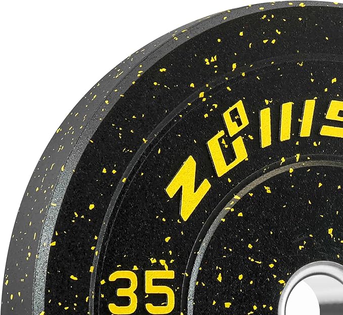Bumper Weight Plate Olympic Plate Hi-Temp Bumper Weight Plate with Steel Insert Strength Training Weight Lifting Plate
