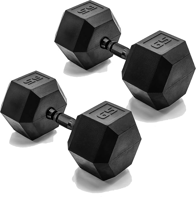 CAP Barbell Coated Dumbbell Weight | Multiple Options Pairs & Sets