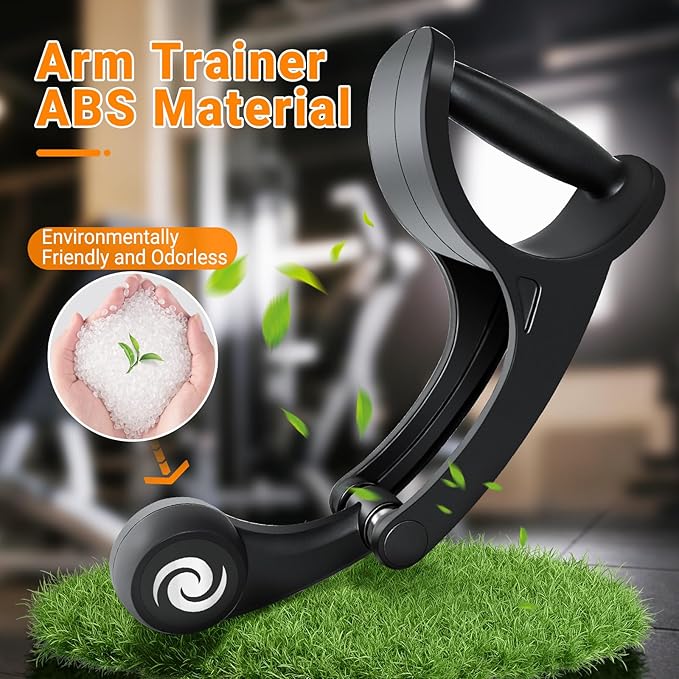 Arm Trainer for Men and Women, 360° Rotation Forearm Strengthener for Home Gym Workout, Ropeless Battle Ropes for Home Gym, Chest Trainer, Shoulders and Arm Muscle Training Fitness Equipment