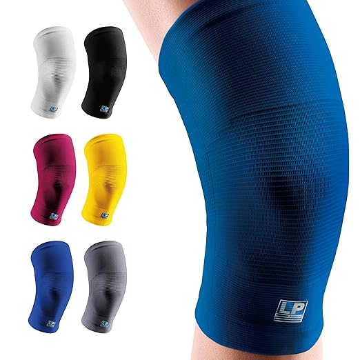 LP 647 Knee Brace For Arthritis Pain, Knee Pain Relief, Injury Recovery - Knee Sleeve For Weightlifting, Basketball, Hiking, Biking, Running, For Men Women (Dark Blue, M, 1pcs)