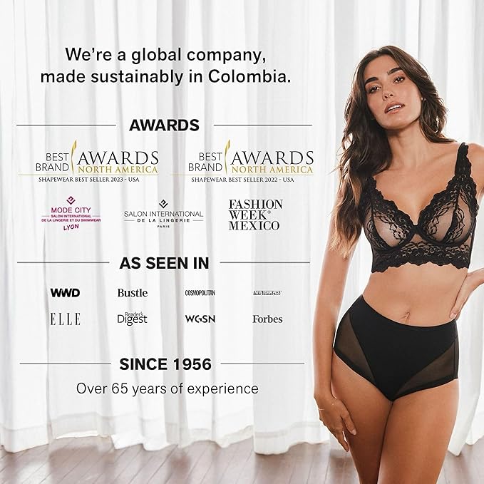 Leonisa Multi-Functional – Posture Corrector Bra Wireless Front Closure Bra for Women Full Coverage