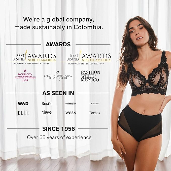Leonisa Multi-Functional – Posture Corrector Bra Wireless Front Closure Bra for Women Full Coverage