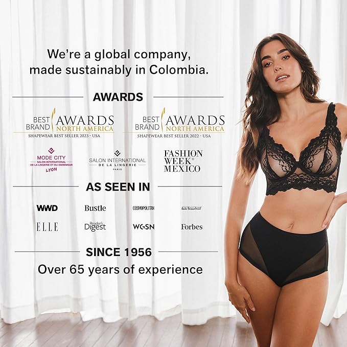 Leonisa Multi-Functional – Posture Corrector Bra Wireless Front Closure Bra for Women Full Coverage