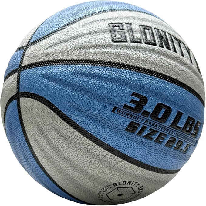 Weighted Basketball Non-Slip 28.5"/29.5", 2.2LBS/3LBS, Outdoor/Indoor Heavy Training Ball, Used to Increase Strength