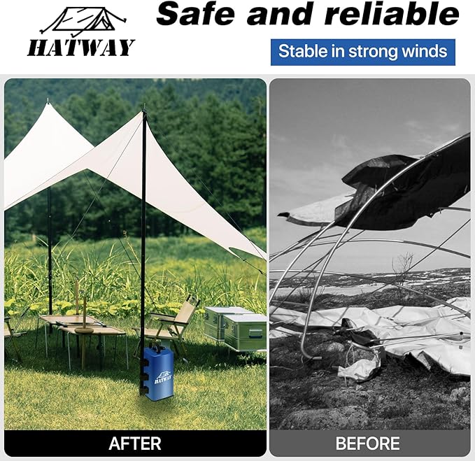 Hatway Canopy Water Weight Bag,88 LBS Water Tent Weights Set of 4 Leg Weights for Pop Up Canopy,Gazebo,Canopies,Tent-4 * 10L-Blue