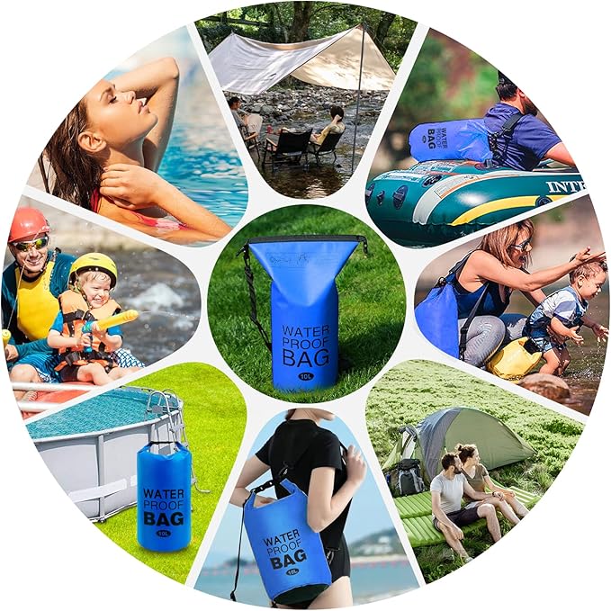 2-Pack Pool Step Weights, 10L Heavy-Duty Pool Ladder Weights for Above-Ground Pools, 500D No-Break Waterproof Sand Bags, Easy & Quick Fill for Secure Pool Steps (Royal Blue)