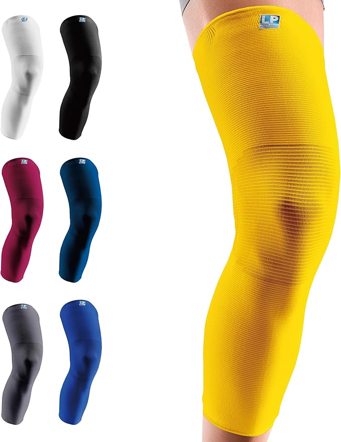 LP SUPPORT 667 Compression Sleeve Leg Full Length for Sports, Cycling, Running, Basketball, for Men Women (S - XL)