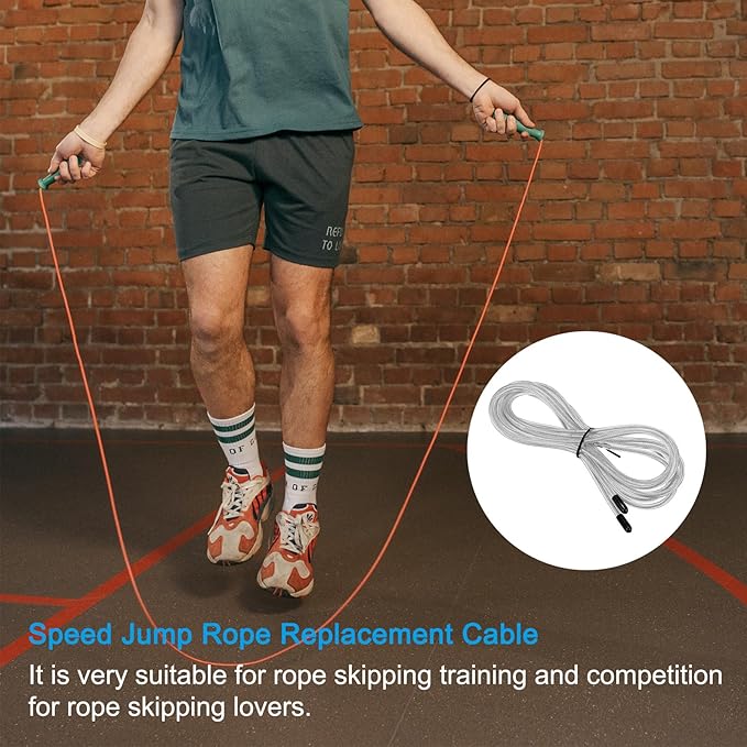 PATIKIL Speed Jump Rope Replacement Cable Professional Skipping Rope Replacement for High-Speed Jump Ropes