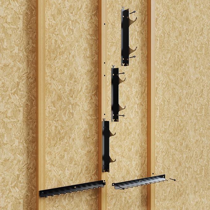 VAIIO lat pull down bar storage, One-piece molding gym storage wall organizer, Large-capacity storage gym storage rack, home gym organizer
