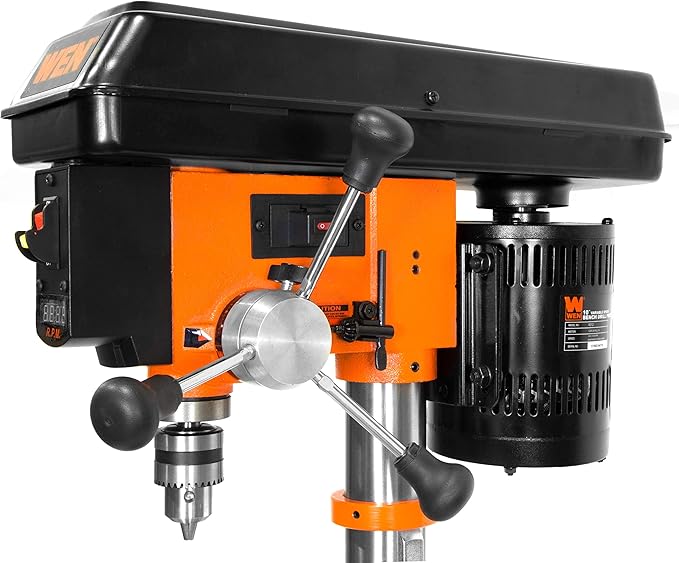 WEN 4212T 5-Amp 10-Inch Variable Speed Cast Iron Benchtop Drill Press with Laser