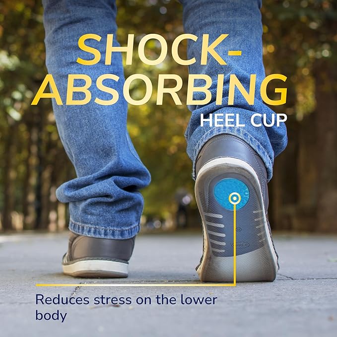 Dr. Scholl’s Flat Feet Support Insoles for Men, Size 8-14: Immediately Relieve Discomfort, Cradle Feet & Improve Ankle Alignment, Due to Overpronation, Low & Fallen Arches, Reduces Lower Body Stress