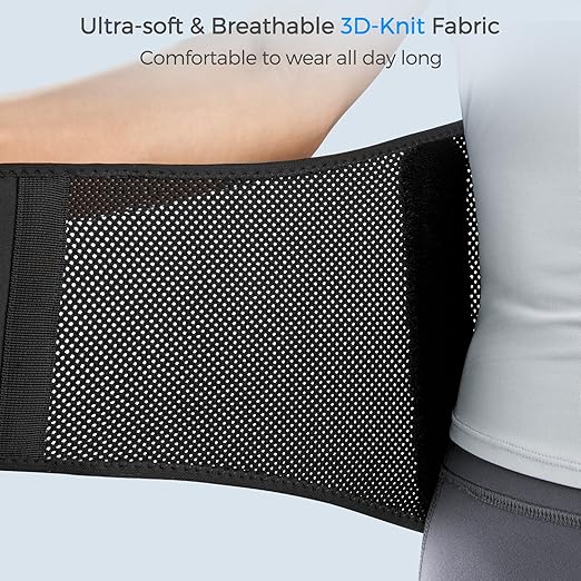 FREETOO Back Braces for Lower Back Pain Relief with Pulley System,Lumbar Support Belt for Men & Women with Lumbar Pad, Ergonomic Design and Soft Breathable 3D Knit Material,for Herniated Disc,Sciatica