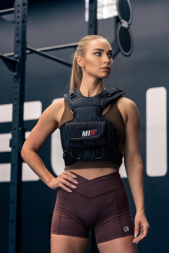 MiR Womens Weighted Vest 10lbs - 50lbs Solid Iron Weights