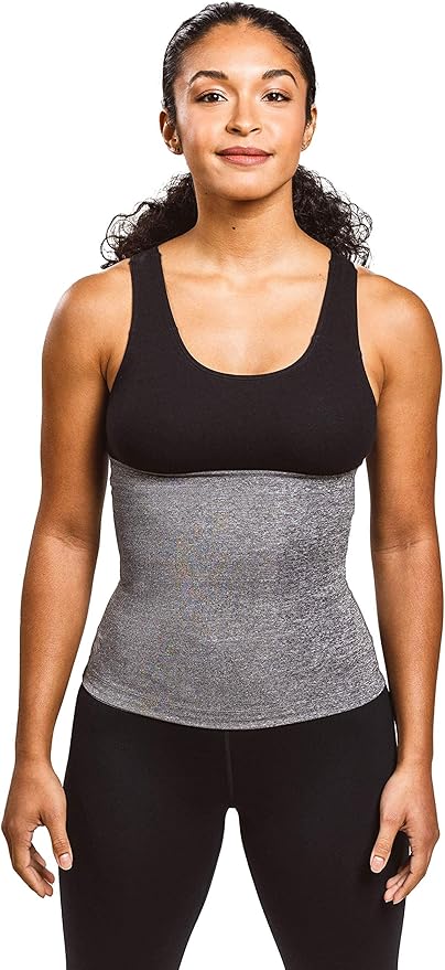 Sweat Shaper Waist Trimmer for Women, Waist Trainer Sauna Belt, Neoprene-free Waist Cincher, Thermo Sauna Slimming Belt