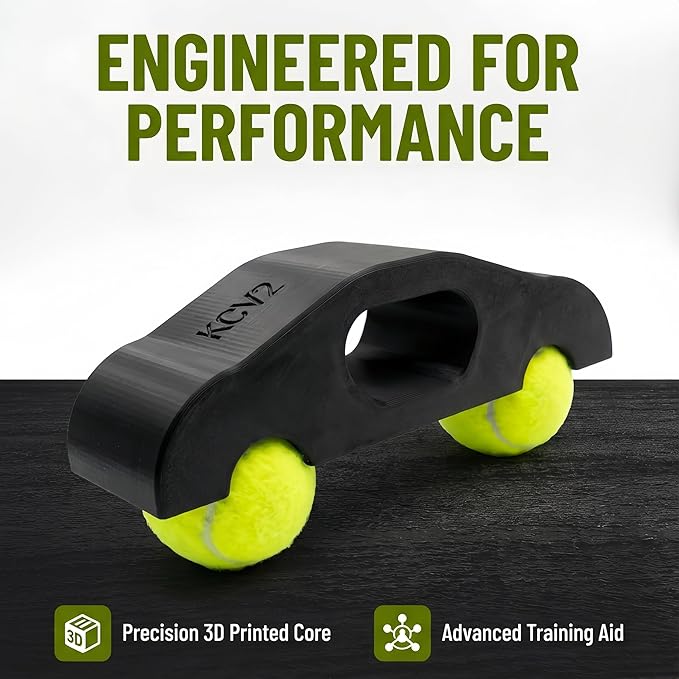 Rocker Feet Compatible with Wahoo Kickr Core Gen 2 | Indoor Cycling Motion System with 8 Tennis Balls, Vibration Dampening Trainer Accessories
