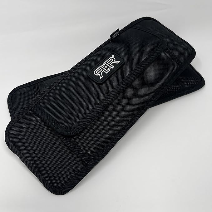 BADONKA Band Protective Sleeves for Booty Bands - Includes 3 Optional Fabric or Latex Resistance Loops - 3 Resistance Levels - Glute & Leg Workout Bands for Women & Men
