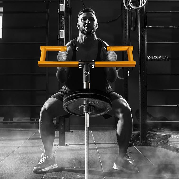 Yes4All Viking Press, Landmine Handle Attachment for 2-Inch Olympic Barbell – 3 Hand Grip Positions - Support Home Gym for Deadlift, Squat Workout, Increased Versatility