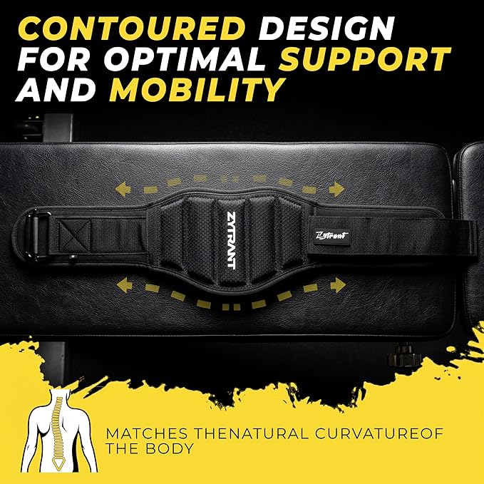 Weight Lifting Belt, 7.5 Inch Auto-Lock Back Support for Powerlifting, Cross Training, Fitness, Workout