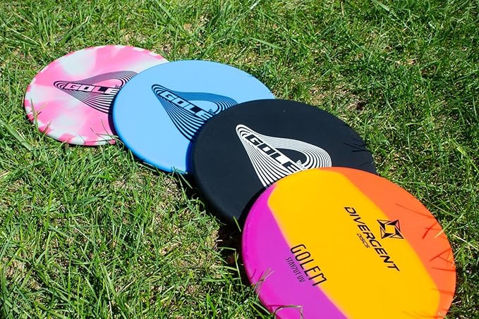 Divergent Discs Golem | Overstable Approach Disc | Flexible Putt & Approach Disc Golf Disc (Blue)