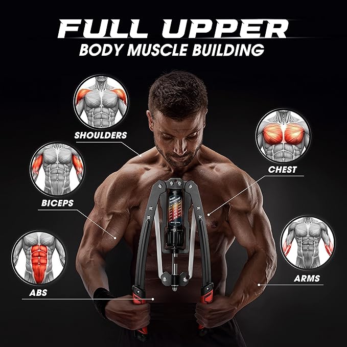 Yes4All Wrist and Forearm Blaster, Build Massive Grip Strength & Muscles with Steel Wrist Roller & Forearm Roller, Heavy Duty Arm Blaster Fits 1" & 2" Weight Plates, Improve Lifting Power