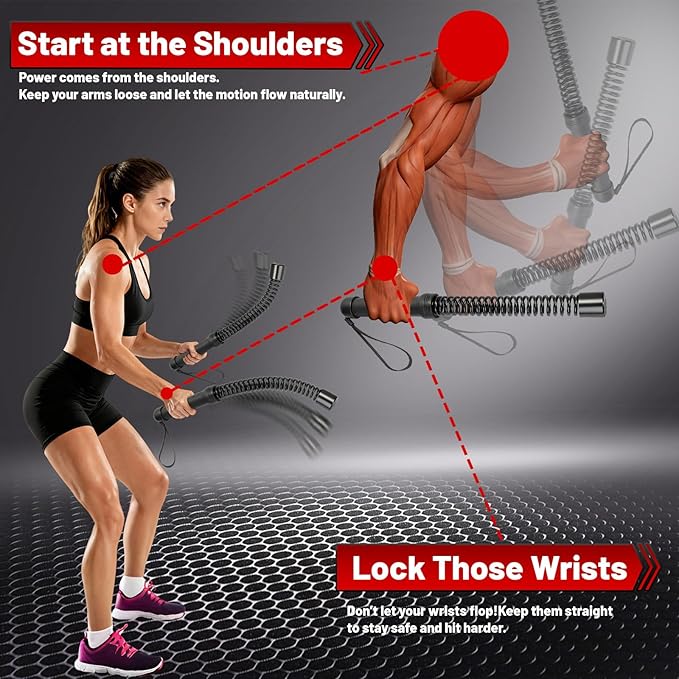 Cordless Battle Ropes (2-Pack) Portable Workout Ropes for HIIT Workouts,Cardio & Muscle Training,Low-Impact Cardio Training,Home Gym Equipment for Men & Women(1.9LB x 2) (1.8LB*2)