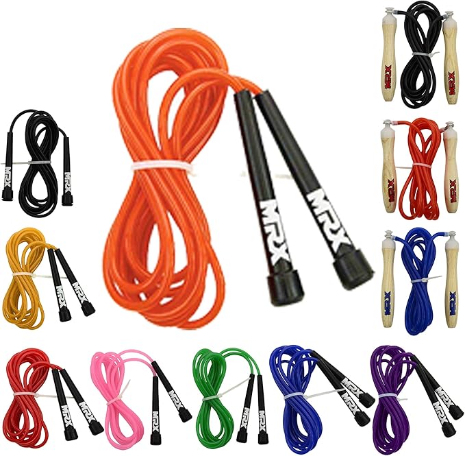 MRX 9" PVC Jump Rope for Cardio Fitness - Versatile Jump Rope for Both Kids and Adults - Great Jump Rope for Exercise