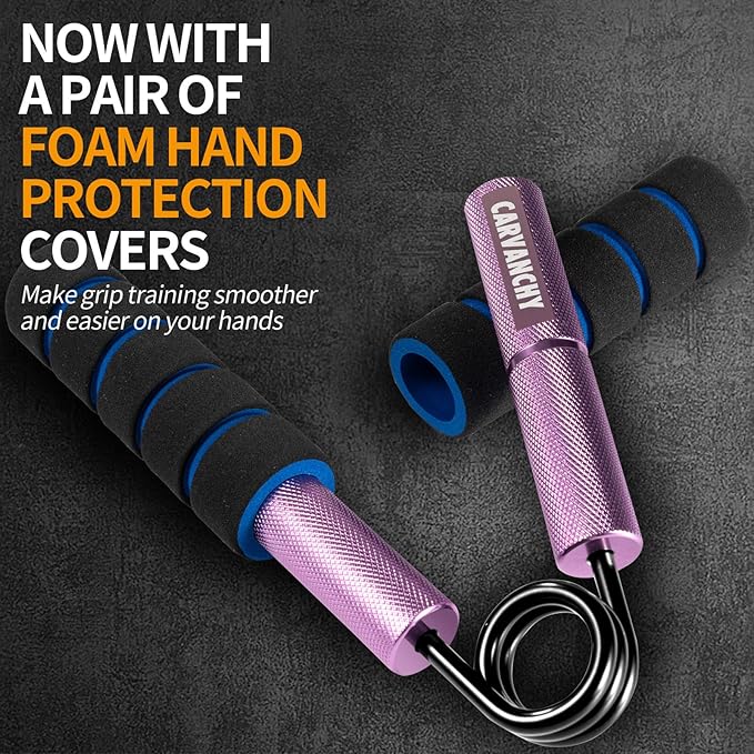 Grip Strength Trainer Set, 50-350LB, Wrist Forearm Strengthener, Metal No Slip, Hand Grip Gripper Strengthener for Strength Training and Exercise, Hand Workout Squeezer Grip Strength
