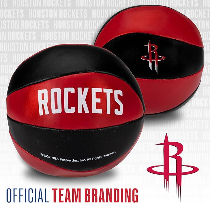 Franklin Sports NBA Toy Basketballs - 2 Pack of Kids Soft Mini Basketballs for Over The Door + Indoor Hoops - NBA Fan Shop