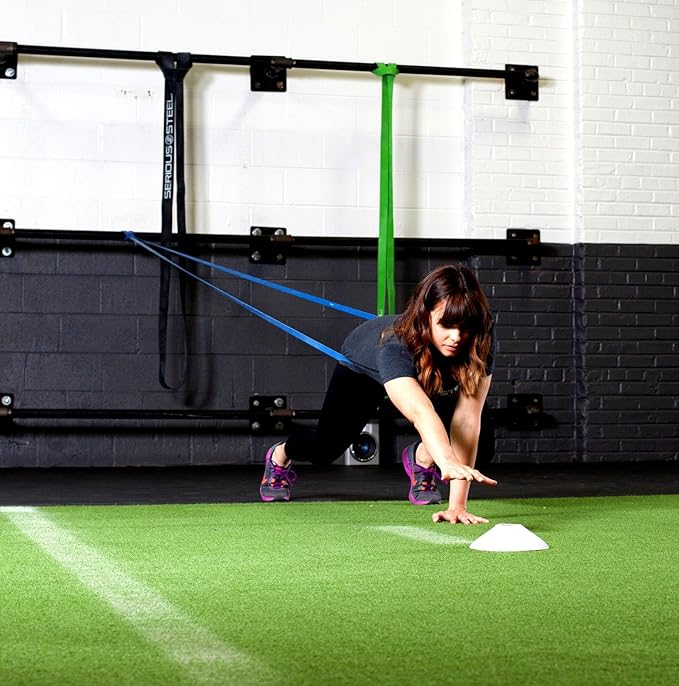 Serious Steel Fitness 78" Resistance Band | Agility Band & Speed Work Band |Sprinting Band