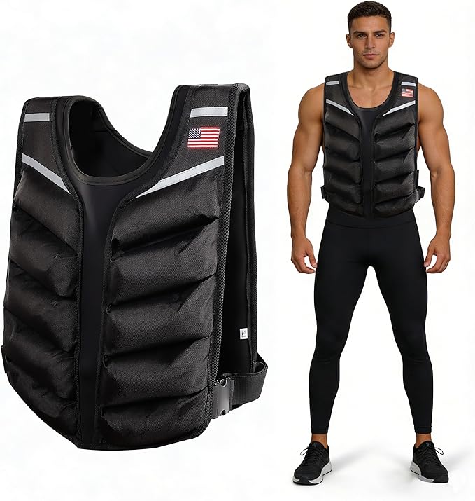 Weighted Vest for Men & Women Heavy Body Weight Vest for Home Workouts, Cardio & Strength Training