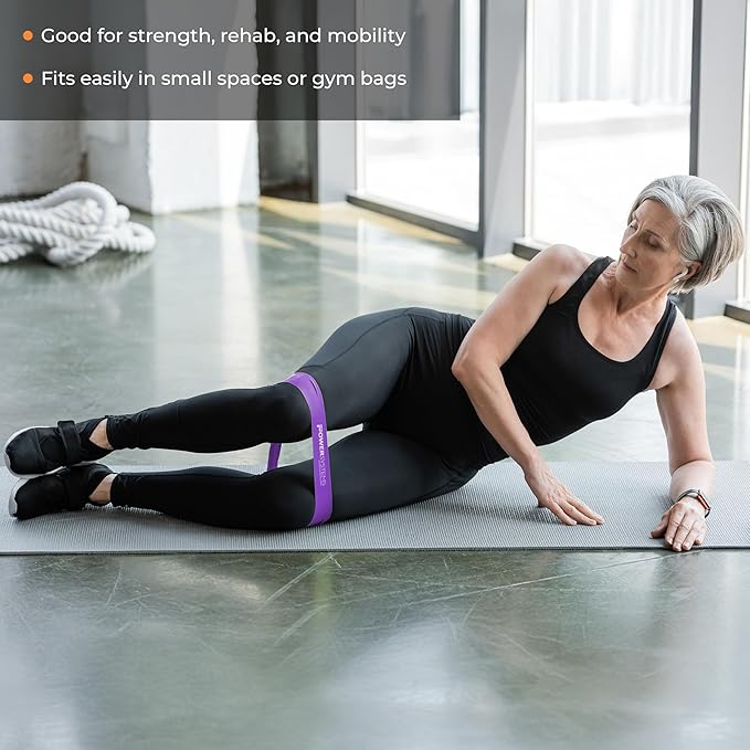 Power Systems Mini Versa Loop – 9" Commercial Grade Exercise Resistance Band for Working Out, Elastic Band for Physical Therapy, Strength, Fitness Training at Home or Gym