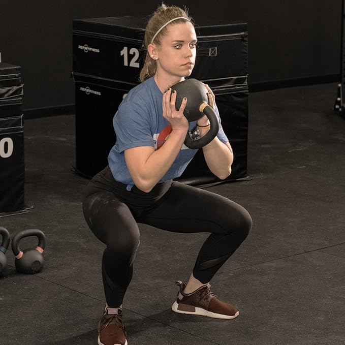 REP Fitness Single Kettlebells 5lb to 50lb Weight Range, Cast Iron, Strength Training, Power Workout Equipment, Home Gym, Free Weights, Dumbbell Alternative, Exercise, Men, Women