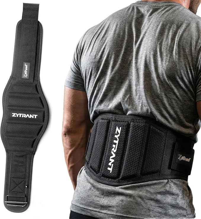 Weight Lifting Belt, 7.5 Inch Auto-Lock Back Support for Powerlifting, Cross Training, Fitness, Workout