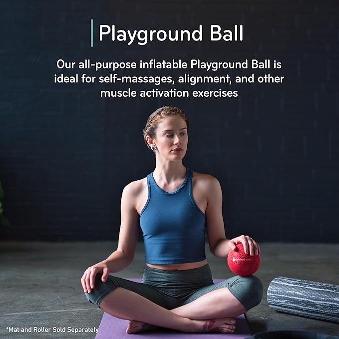 Balanced Body Playground Ball, Massage and Alignment Tool, Inflatable Exercise Sphere, 5 Inches