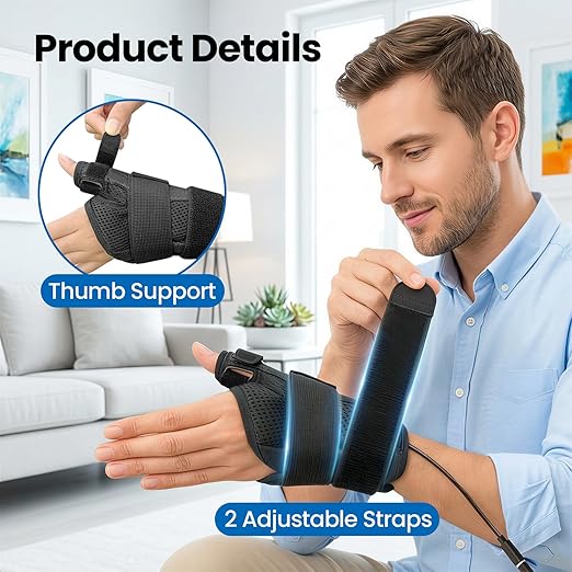 Aroma Season Heating Pad for Hands, Thumb & Wrist Heating Pad for Arthritis, Heated Wrist Wrap for Carpal Tunnel, Fits Right or Left