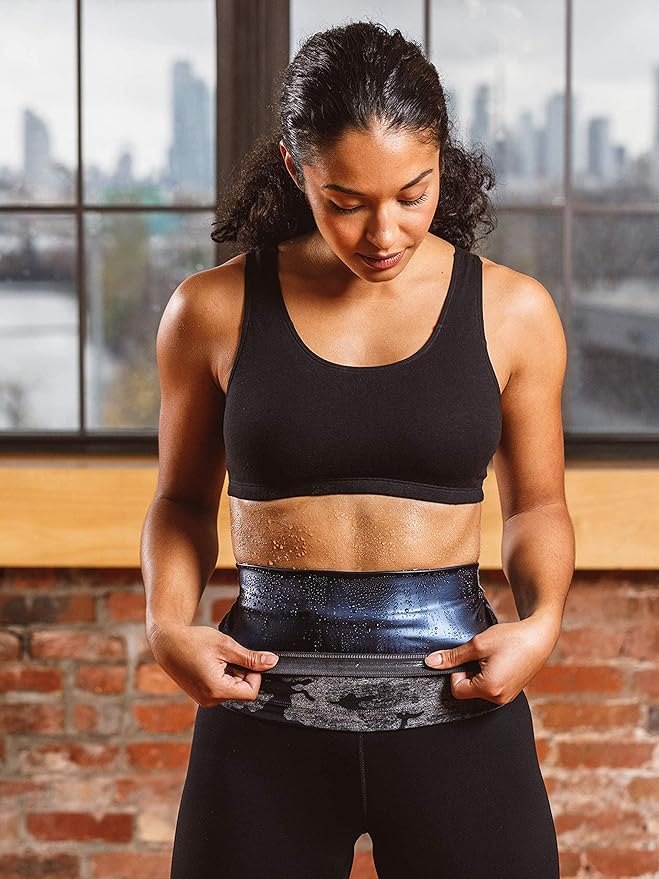 Sweat Shaper Waist Trimmer for Women, Waist Trainer Sauna Belt, Neoprene-free Waist Cincher, Thermo Sauna Slimming Belt