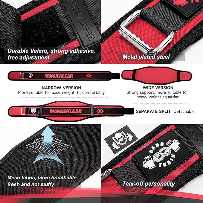Weight Lifting Belt, Lifting Belts for Women Men,MANUEKLEAR Weightlifting Belt Quick Locking Back Support for Bodybuilding, Fitness, Powerlifting, Cross Training, Squats, Workout, Exercise