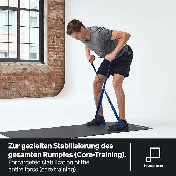 BLACKROLL - Super Band Set, Long Bands for Working Out, Resistance Bands for Legs and Glutes, Workout Bands for Stretching and Exercise, Booty Bands for Home Gym Equipment