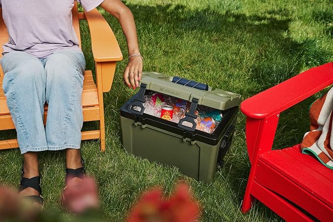 Stanley Adventure Outdoor Cooler | Heavy Duty Outdoor Camping Cooler with Easy Carry Handle | BPA-Free
