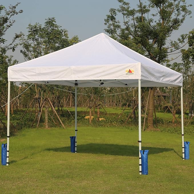 ABCCANOPY Canopy Weights Set of 4-150LBS Sand Bags for Pop up Tent, Weight Bags for Outdoor Gazebo, Trampoline, Pergola, Blue (Without Sand)
