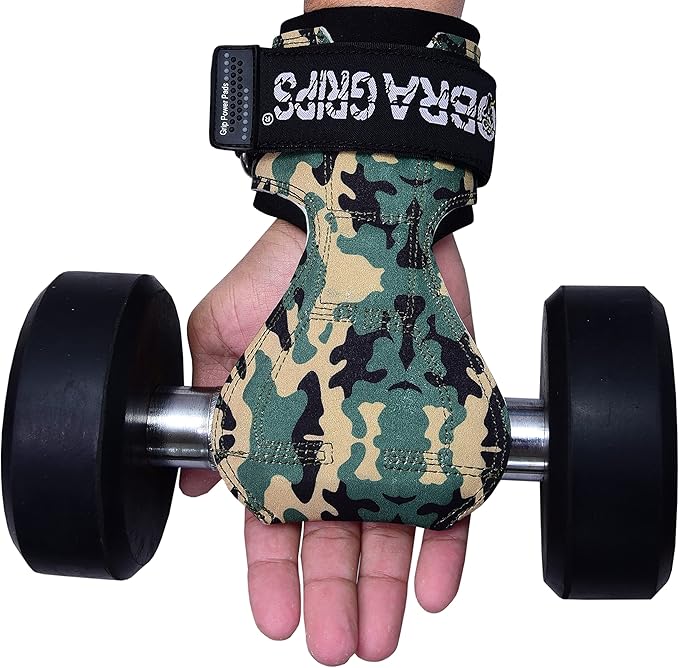 Cobra Grips Weight Lifting Gloves with Adjustable Neoprene Padded Wrist Wraps - Heavy Duty Alternative to Power Lifting Hooks for Deadlifts