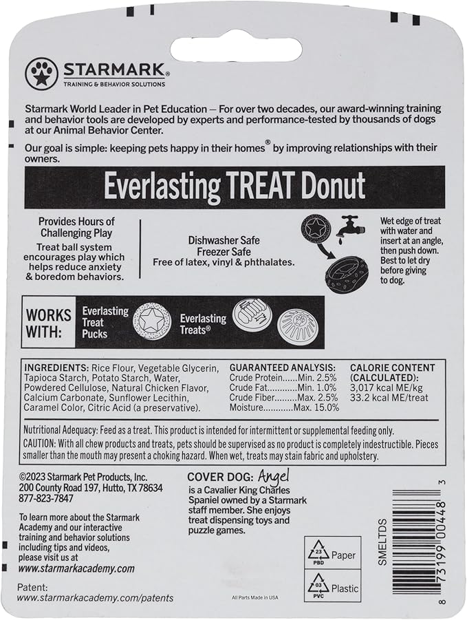Starmark Everlasting Treat Donut Toy for Small Dogs