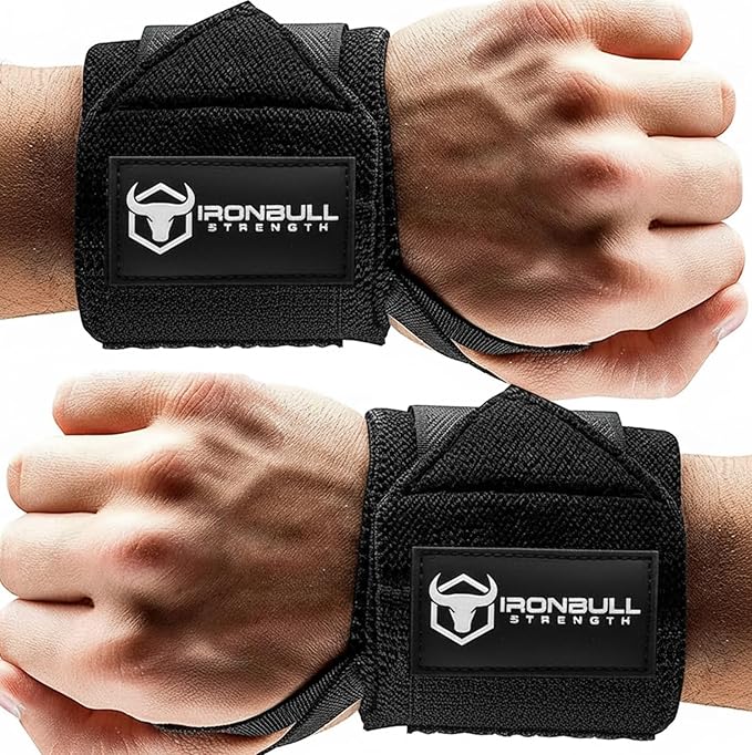 Wrist Wraps for Weightlifting (USPA & IPL Approved) - 18” Premium Quality Wrist Straps for Weightlifting - Weight Lifting Wrist Wraps with Thumb Loop - Best Gym Wrist Wraps for Lifting Weights, Curls & Dips - Lifting Wrist Wraps for Bench, Powerlifting...