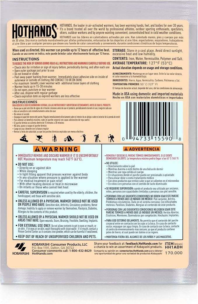 HotHands Adhesive Body Warmer (40 Count)