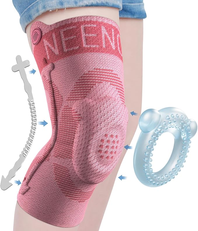 NEENCA Kids Knee Brace Sleeve, Youth Knee Compression Sleeve for Children - Boys & Girls. Child Knee Support with Patella Gel Pad & Side Stabilizers for Knee Pain, Sports, Outdoor - FSA/HSA Approved