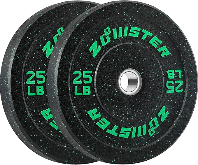 Bumper Weight Plate Olympic Plate Hi-Temp Bumper Weight Plate with Steel Insert Strength Training Weight Lifting Plate