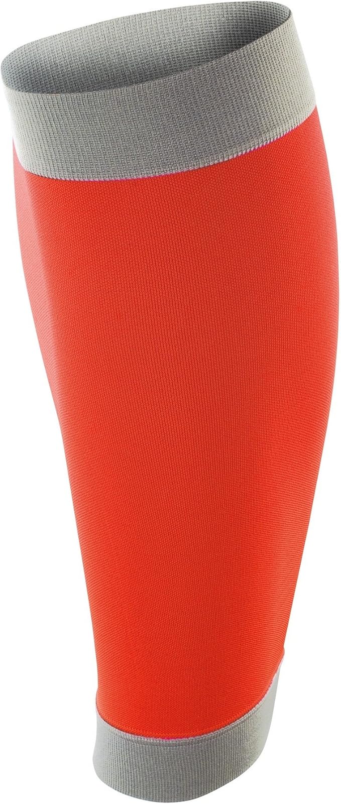 Spiro Adult Unisex Contrast Compression Calf Guards (M) (Orange/Gray)