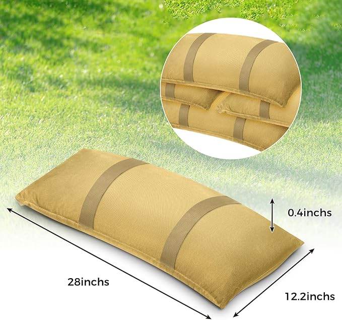 200 LBS Sand Bags for Weight, Umbrella Base Weights Sandbags, 4 Packs Fillable Heavy Duty Weight Sandbag for Outdoor Furniture Garden Backyard Patio Umbrella Trampoline Poolside Accessories (Khaki)