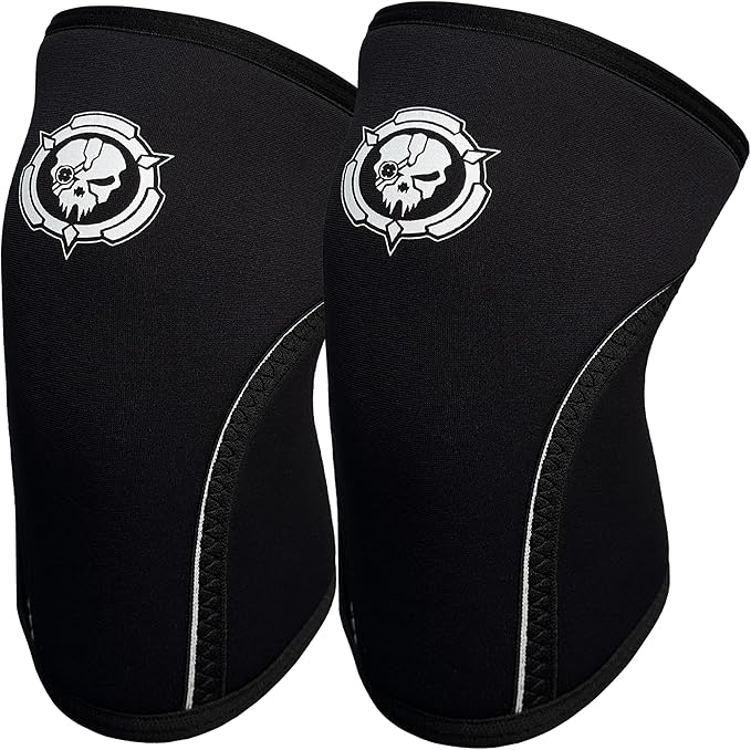 Knee Sleeves (1 Pair), 7mm Compression Knee Braces for Squats,Weightlifting,Powerlifting,Cross Training for Men & Women